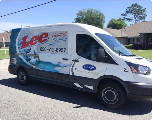 Lee Heating & Cooling logo